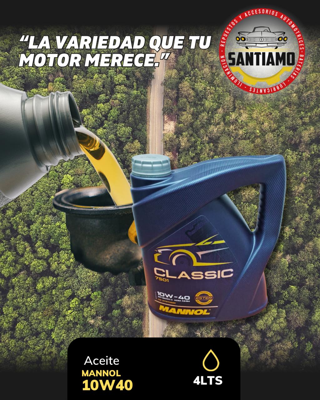 Aceite MANNOL 10W40 4LTS (Classic 7501)
