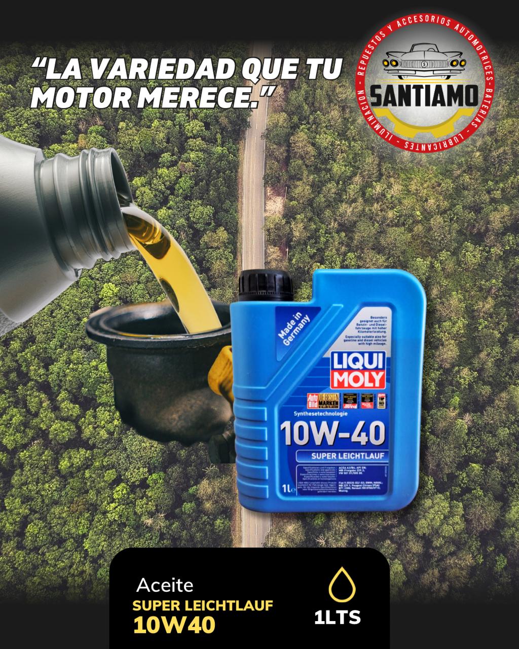 Aceite Liqui Moly 10W40 Super Leichtlauf 1LTS