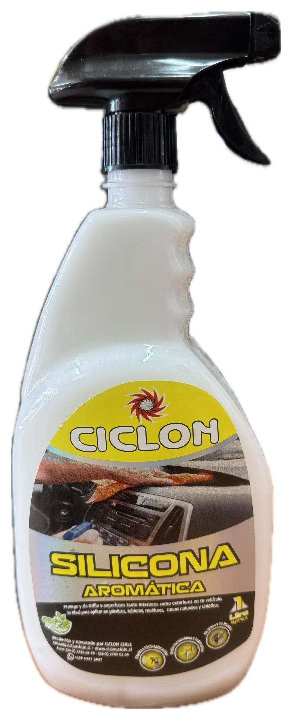 Kit de Limpieza, caja rústica+shampoo+silicona+renovador+paño