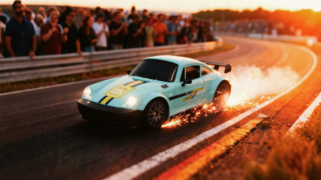 Auto control remoto (RC) modelo Porsche 911 GT 4WD RC escala 1:24