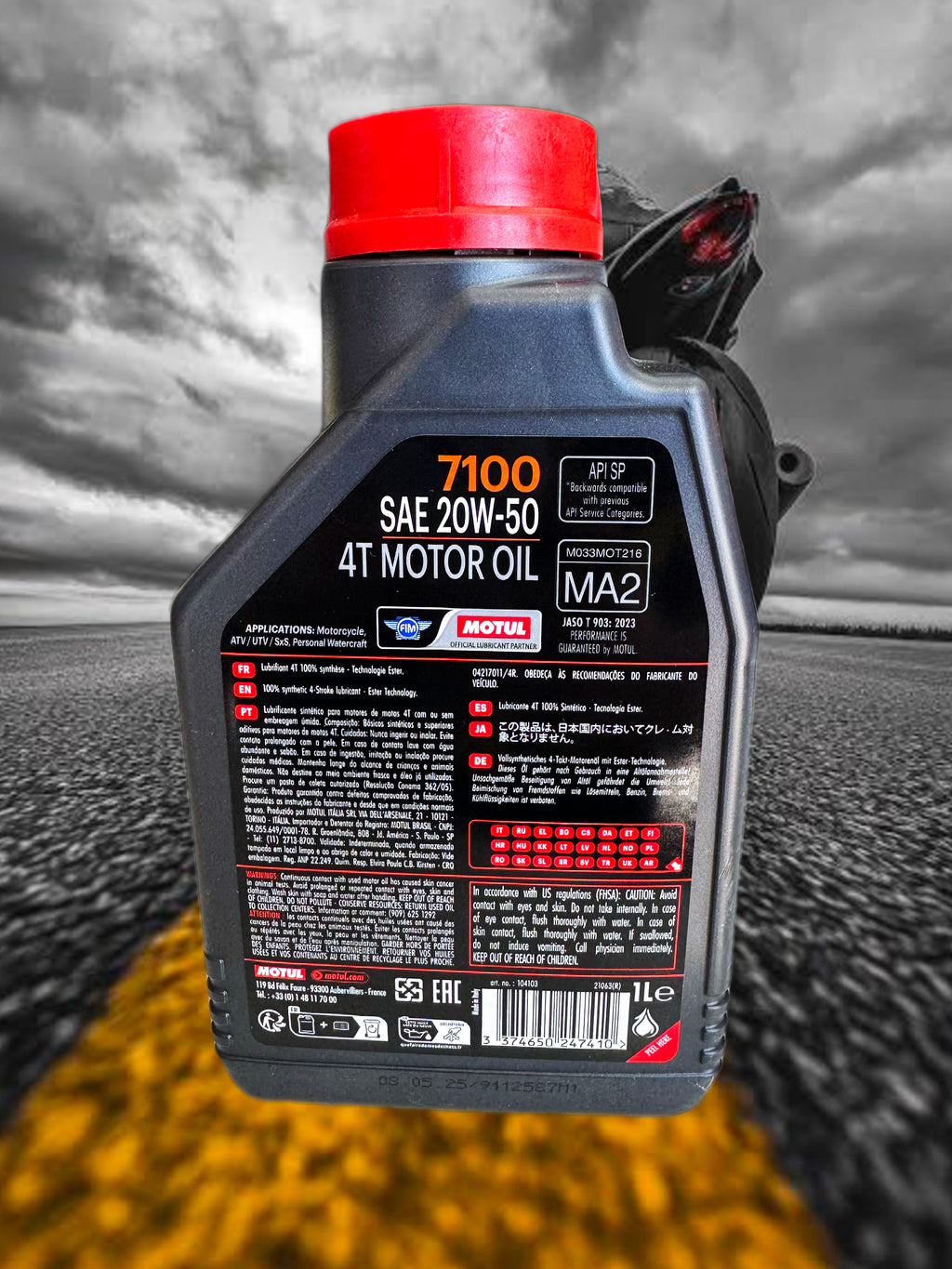 ACEITE MOTO 7100 20W50 4T 1L