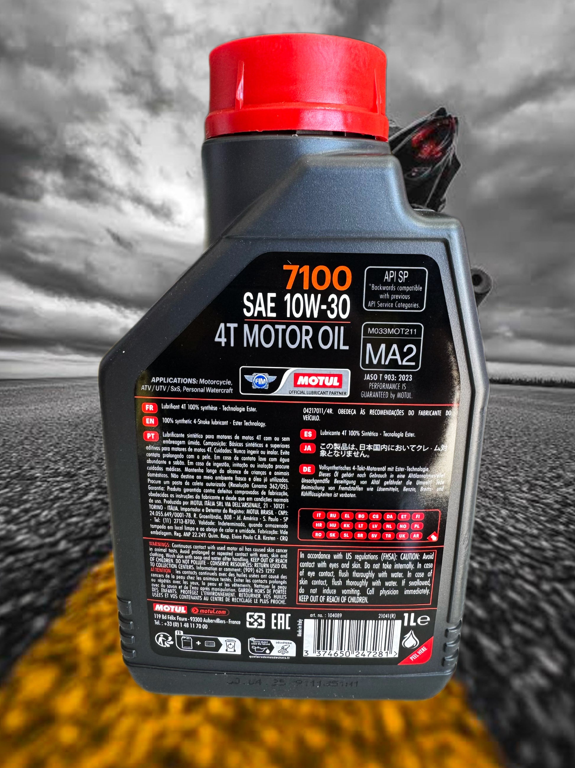 ACEITE MOTO 7100 10W30 4T MOTUL.